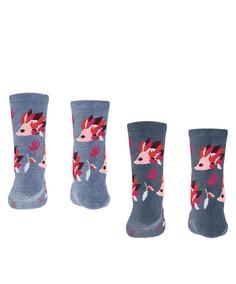 Rückansicht von ESPRIT Hedgehog SO  2-Pack Freizeitsocken Kinder sortiment (0030)