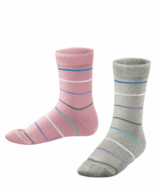 ESPRIT Colorful Stripes 2-Pack Socken Kinder