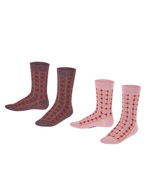 ESPRIT Check SO 2-Pack Socken Kinder