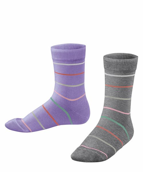 ESPRIT Colorful Stripes SO 2-Pack Socken Kinder