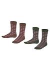 ESPRIT Check SO 2-Pack Socken Kinder - sortiment (0030)