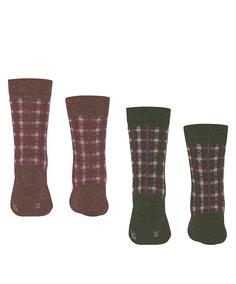 Rückansicht von ESPRIT Check SO 2-Pack Freizeitsocken Kinder sortiment (0030)