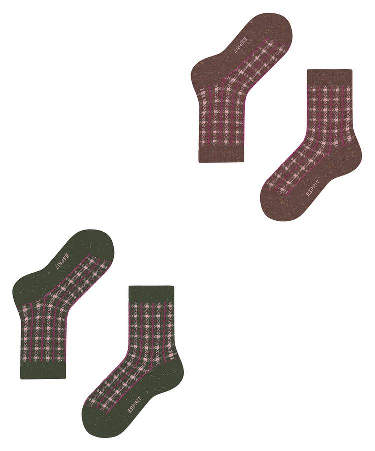 ESPRIT ESPRIT Check SO 2-Pack Socken Kinder - sortiment (0030) - 2 | SportScheck