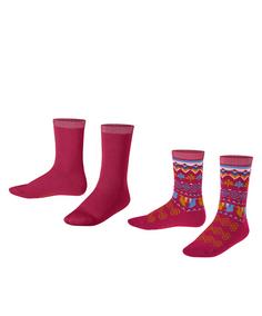 ESPRIT Nordic  2-Pack Freizeitsocken Kinder red (8644)