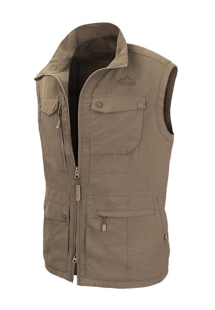 normani Outdoor Sports normani Outdoor Sports Kudu Weste - Khaki - 1 | SportScheck