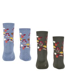 Rückansicht von ESPRIT Fungus SO  2-Pack Freizeitsocken Kinder sortiment (0030)