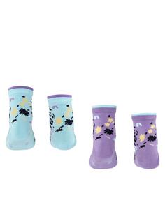 Rückansicht von ESPRIT Sweet Flower  2-Pack Freizeitsocken Kinder sortiment (0040)