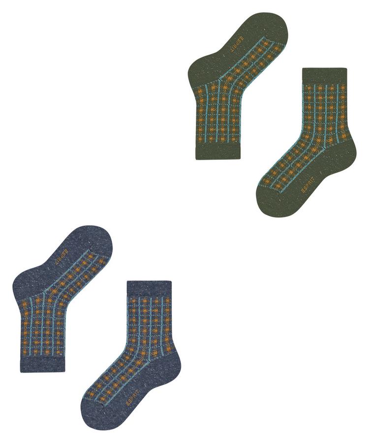 ESPRIT ESPRIT Check SO 2-Pack Socken Kinder - sortiment (0040) - 2 | SportScheck