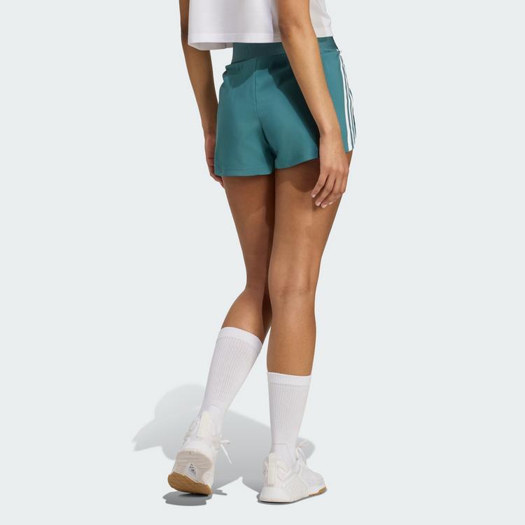 adidas adidas Hyperglam Woven Shorts Funktionsshorts Damen - Preloved Teal / White - 1 | SportScheck