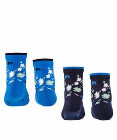 Rückansicht von ESPRIT Sweet Flower  2-Pack Freizeitsocken Kinder sortiment (0050)