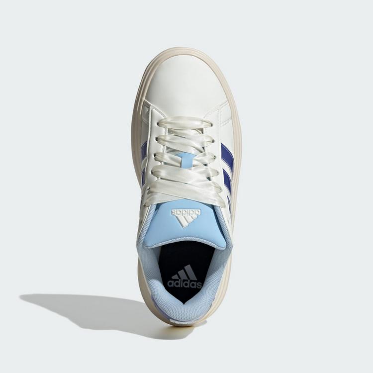 adidas adidas Grand Court Platform Schuh Sneaker Damen - Off White / Blue Spark Met. / Wonder White - 1 | SportScheck
