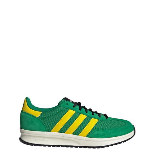 Rückansicht von adidas Run 70s 2.0 Schuh Sneaker Herren Green / Yellow / Off White