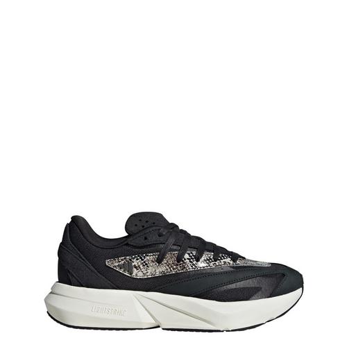Rückansicht von adidas Lightblaze Schuhe Sneaker Damen Core Black / Grey Six / Iron Metallic