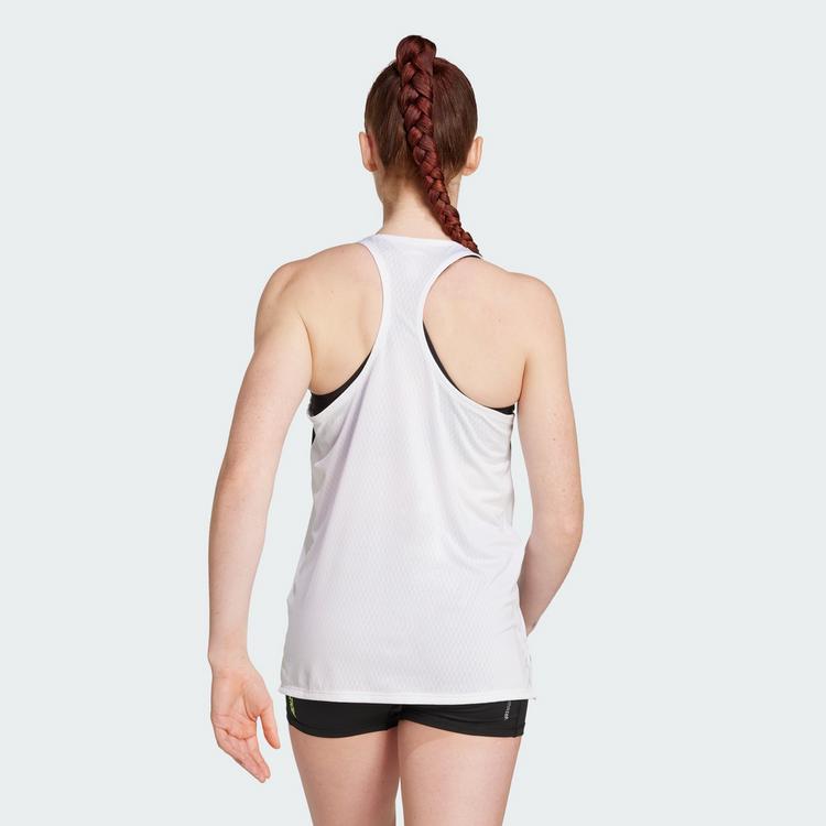 adidas adidas Adizero Archive Running Singlet Funktionstank Damen - White - 1 | SportScheck