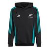 adidas All Blacks Kapuzenjacke Kinder Hoodie Kinder - All Black / Pure Teal