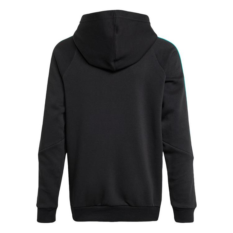 adidas adidas All Blacks Kapuzenjacke Kinder Hoodie Kinder - All Black / Pure Teal - 0 | SportScheck