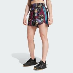 Rückansicht von adidas adidas X Farm Pacer Shorts Funktionsshorts Damen Red / Amazon Red / Energy Ink