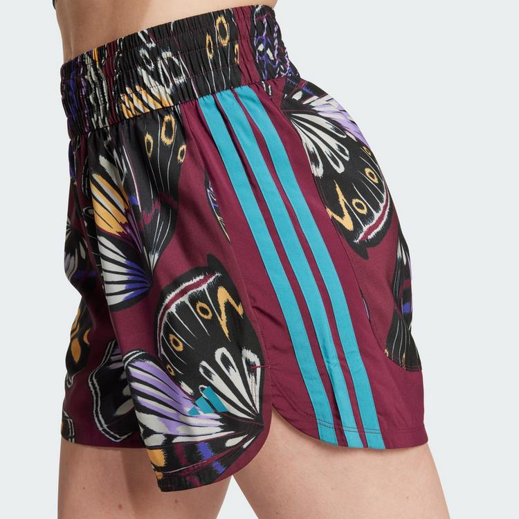 adidas adidas adidas X Farm Pacer Shorts Funktionsshorts Damen - Red / Amazon Red / Energy Ink - 0 | SportScheck