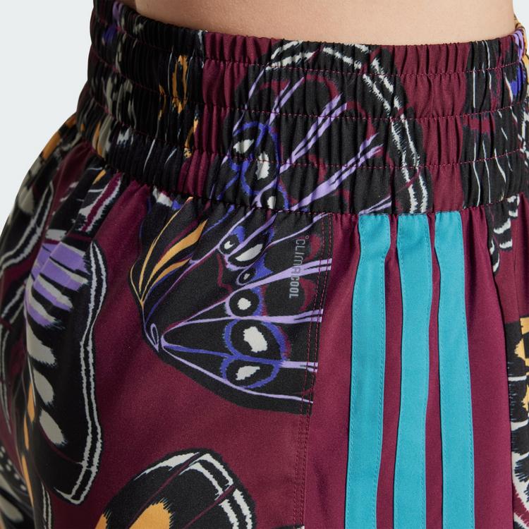 adidas adidas adidas X Farm Pacer Shorts Funktionsshorts Damen - Red / Amazon Red / Energy Ink - 1 | SportScheck