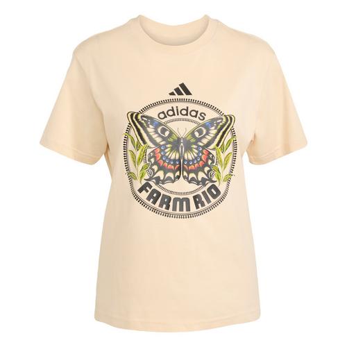 adidas adidas X FARM T-Shirt mit Grafikprint T-Shirt Damen