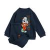 adidas Disney Micky Maus Jogginganzug Kinder Trainingsanzug Kinder - Aurora Ink / Impact Orange