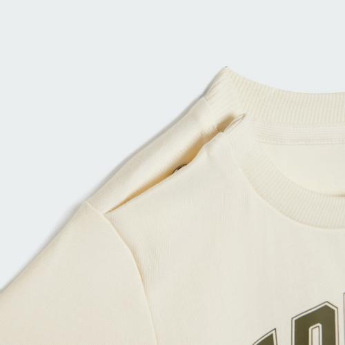 Rückansicht von adidas Die Simpsons T-Shirt-Set Kids Trainingsanzug Kinder Cream White