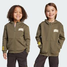 Rückansicht von adidas Die Simpsons Track Top Kinder Hoodie Kinder Olive Strata
