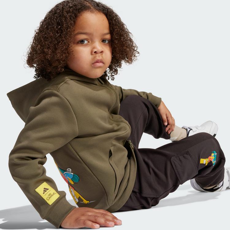 adidas adidas Die Simpsons Track Top Kinder Hoodie Kinder - Olive Strata - 1 | SportScheck