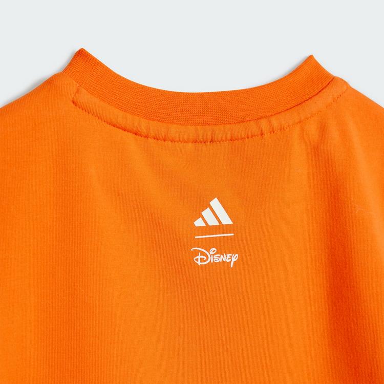 adidas adidas Disney Micky Maus T-Shirt-Set Kinder Trainingsanzug Kinder - Semi Impact Orange / Off White - 1 | SportScheck