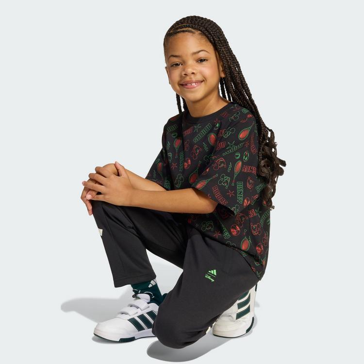 adidas adidas Disney Micky Maus T-Shirt Kinder T-Shirt Kinder - Black / Impact Orange / Lime Burst - 1 | SportScheck