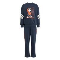 adidas Disney Micky Maus Jogginganzug Kinder Trainingsanzug Kinder - Aurora Ink / Impact Orange