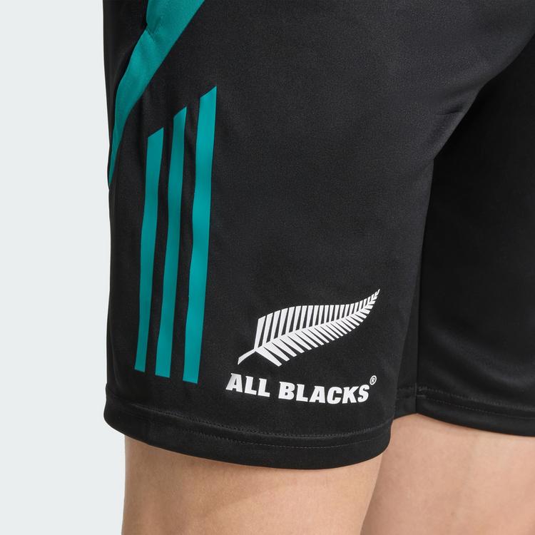 adidas adidas All Blacks Gym Shorts Funktionsshorts Herren - All Black / Pure Teal - 1 | SportScheck