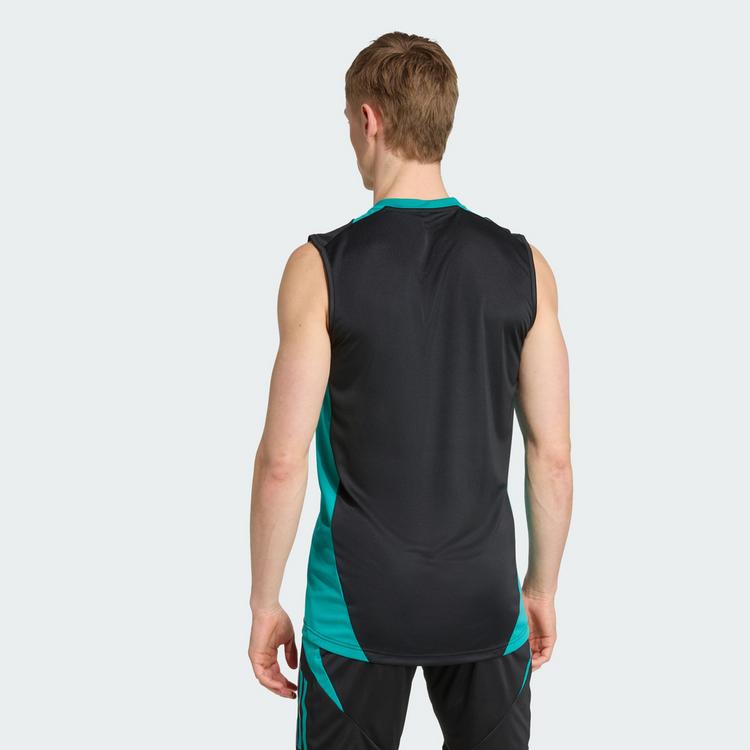 adidas adidas All Blacks Lions Singlet Funktionstank Herren - All Black / Pure Teal - 1 | SportScheck