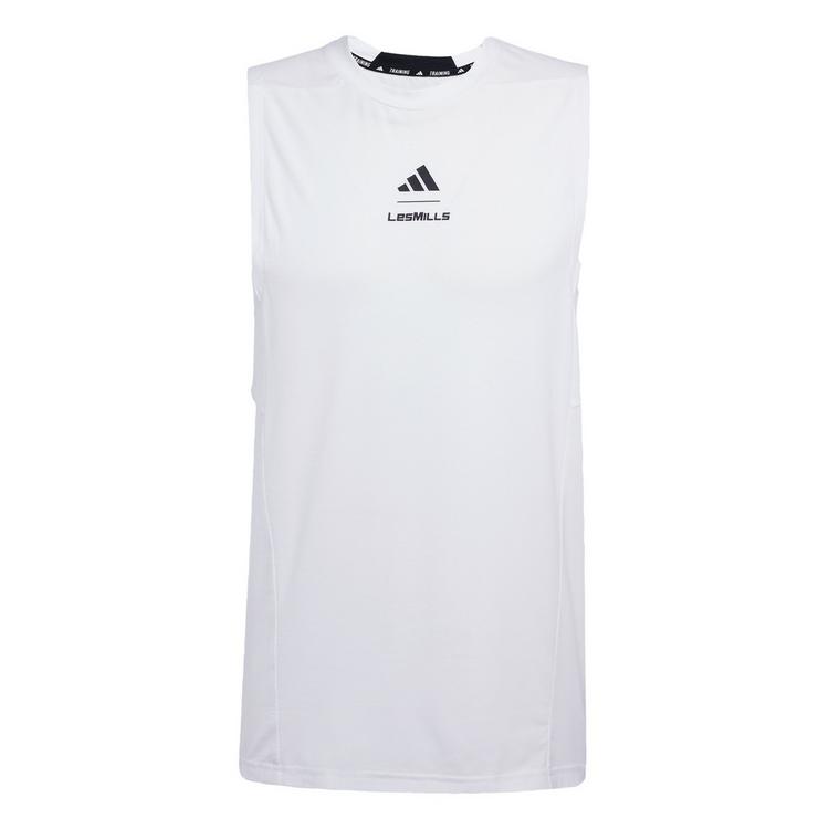 adidas adidas Les Mills Grafik Tanktop T-Shirt Herren - White - 0 | SportScheck