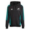 adidas All Blacks Kapuzenjacke Hoodie Herren - All Black / Pure Teal