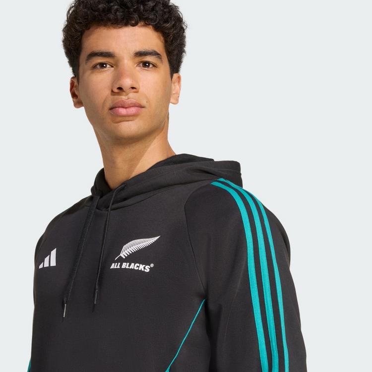 adidas adidas All Blacks Kapuzenjacke Hoodie Herren - All Black / Pure Teal - 0 | SportScheck