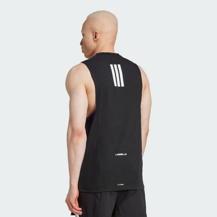 adidas adidas Les Mills Grafik Tanktop T-Shirt Herren - Black - 1 | SportScheck
