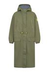Derbe Milby Trenchcoat Damen - olivine/navy
