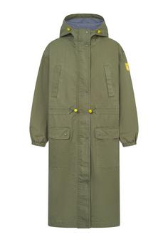 Derbe Milby Trenchcoat Damen olivine/navy