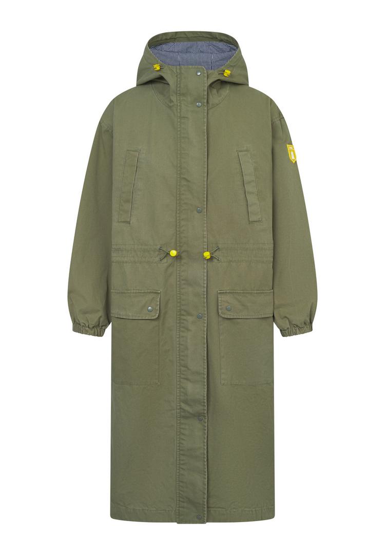 Derbe Derbe Milby Trenchcoat Damen - olivine/navy - 0 | SportScheck