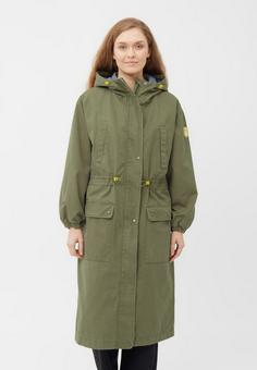 Rückansicht von Derbe Milby Trenchcoat Damen olivine/navy