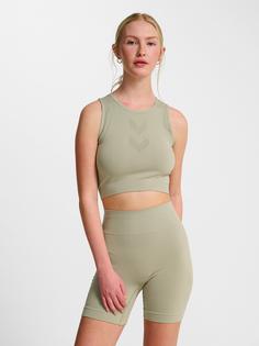 Rückansicht von hummel Sport-BH Damen SEAGRASS