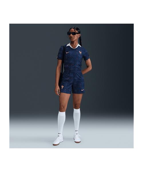 Nike Frankreich Short Home 2025 Damen Fu&szlig;ballshorts Damen