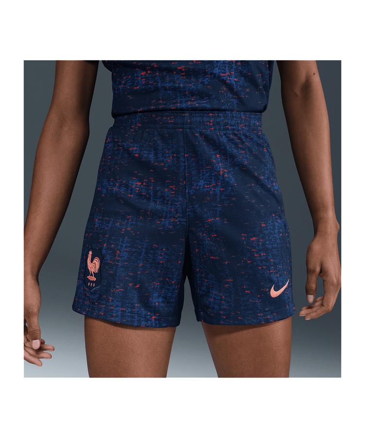 Nike Nike Frankreich Short Home 2025 Damen Fu&szlig;ballshorts Damen - blaurot - 0 | SportScheck