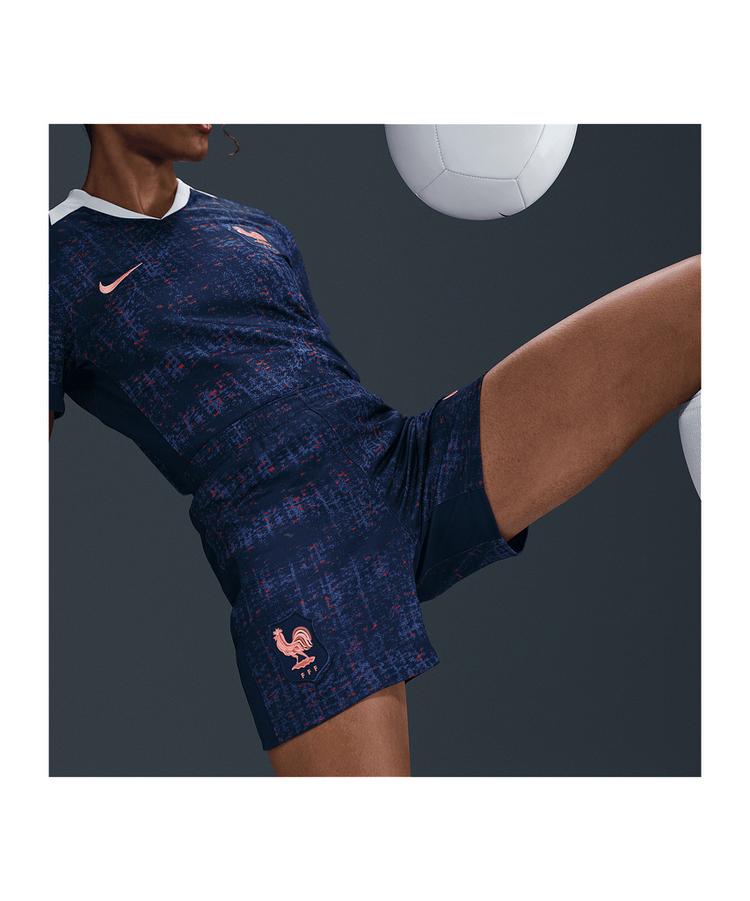 Nike Nike Frankreich Short Home 2025 Damen Fu&szlig;ballshorts Damen - blaurot - 1 | SportScheck