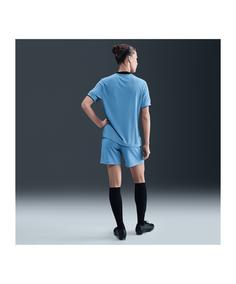 Rückansicht von Nike Niederlande Short Away 2025 Damen Fußballshorts Damen blauschwarz
