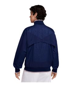 Rückansicht von Nike France Strike Anthem Jacke Damen Trainingsjacke Damen blaurot
