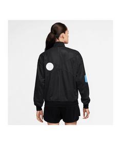 Rückansicht von Nike Niederlande Anthem Jacke Damen Trainingsjacke Damen schwarzweiss