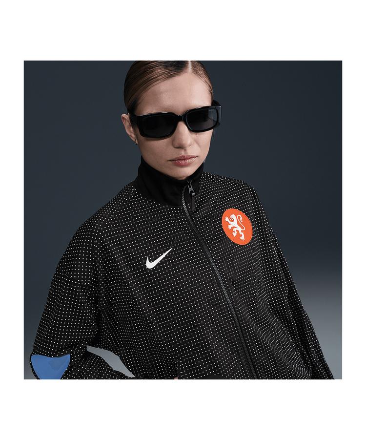 Nike Nike Niederlande Anthem Jacke Damen Trainingsjacke Damen - schwarzweiss - 3 | SportScheck