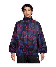 Nike England Woven Jacke Damen Trainingsjacke Damen schwarzblau